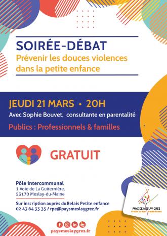 Soirée-débat Petite Enfance "Prévenir les violences éducatives ordinaires"